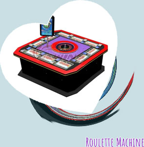 Slot roulette machine